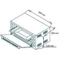 Мини-печь Simfer M3428