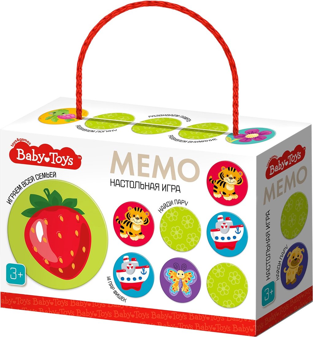 

Настольная игра Baby Toys Мемо 04050