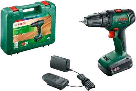 

Дрель-шуруповерт Bosch UniversalDrill 18V 06039D4001 (с 1-им АКБ, кейс)