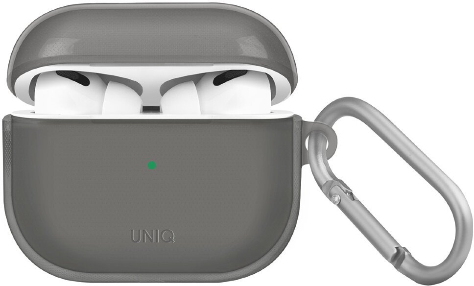 

Чехол Uniq Glase для AirPods 3 AIRPODS(2021)-GLSSMK (серый)