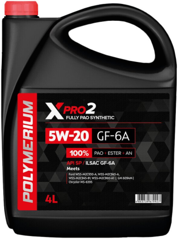 

Моторное масло Polymerium XPRO2 5W-20 GF-6A 20л