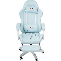 Игровое (геймерское) кресло Calviano 1584 (ткань, голубой)