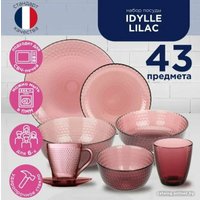 Набор тарелок Luminarc Идиллия Лилак O0325 (43 пр)