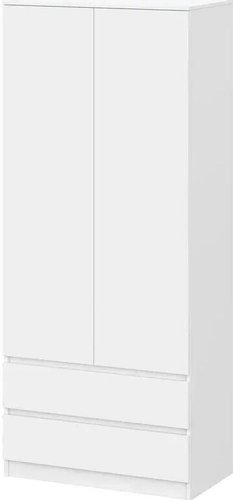 Шкаф распашной Астрид-Мебель Ницца-1 (белый)