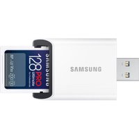 Карта памяти Samsung PRO Ultimate SDXC 128GB (с кардридером)