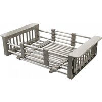 Кухонная мойка Schtoff Best Silver 6050 + коландер KR-1 GREY + дозатор SD-1 GREY