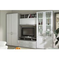 Стенка Трия Прованс комплект 2 гостиная (дуб сонома трюфель/крем) в Гомеле