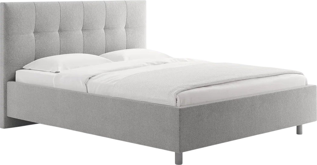 

Кровать Сонум Леон 180x200 (рогожка пепельный)