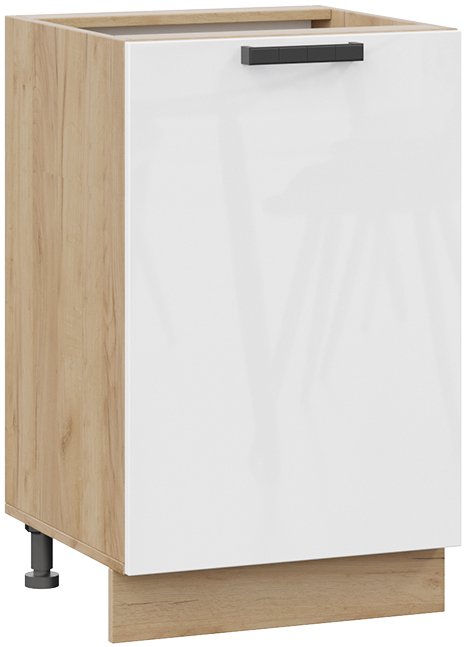 

Шкаф напольный Трия Детройт 1Н5 исп.2 (дуб крафт золотой/белый глянец)