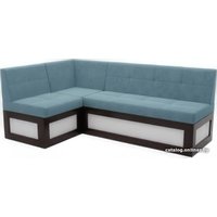 Угловой диван Мебель-АРС Нотис левый 207x82x132 (голубой Luna 089)