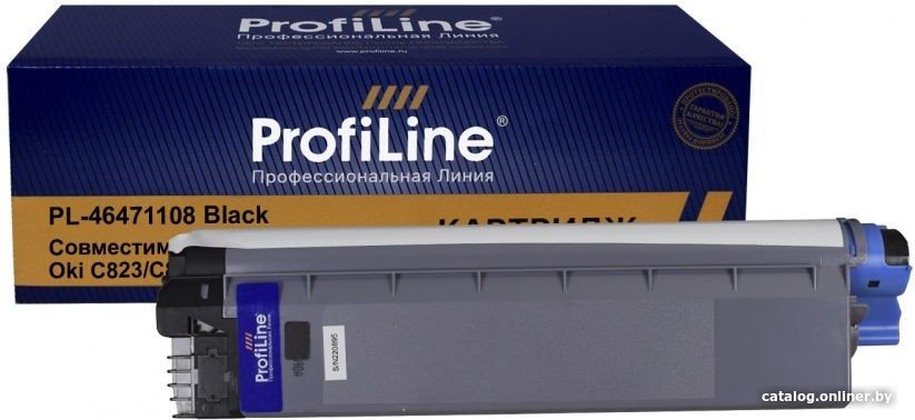 Картридж ProfiLine PL-46471108-BK (аналог Oki 46471108 BK)
