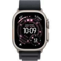 Умные часы Apple Watch Ultra 3 LTE 49 мм (титановый корпус, природный/черный, текстильный ремешок размера S)