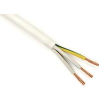 Провод силовой ВЭКЗ ПВС 3x4 (белый)