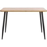 Кухонный стол TetChair Pluto (дуб вотан/черный)