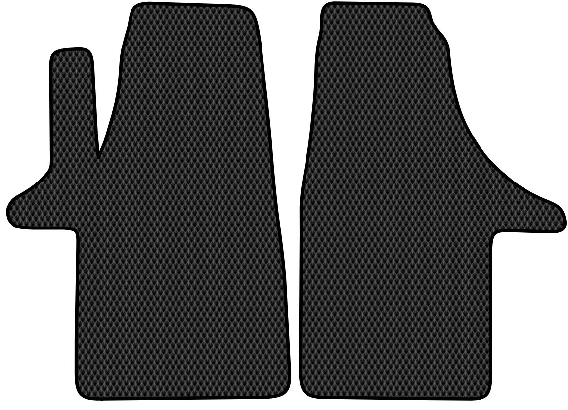 

Комплект ковриков для авто Alicosta Volkswagen Multivan V (минивэн / T5 / 2 места) 2003 - 2009 (черный, ромб)