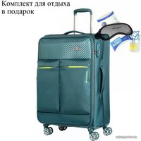 Чемодан-спиннер Mironpan 50161-2-M 68 см (бирюза)