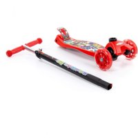 Двухколесный детский самокат Полесье 0072-V2(К-Ч) (красный/черный)