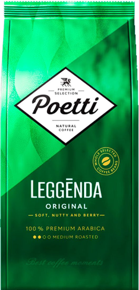 

Кофе Poetti Leggenda Original зерновой 250 г