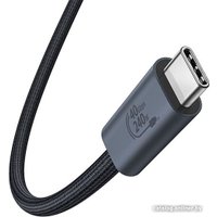Кабель Baseus Flash Series 2 USB4 Full Featured Data Cable 240W USB Type-C - USB Type-C (1 м, черный)
