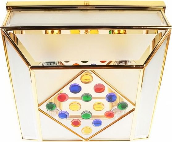 

Припотолочная люстра Doge Luce 956 956/4PL-B.S(SatinatoM+Bottoni)