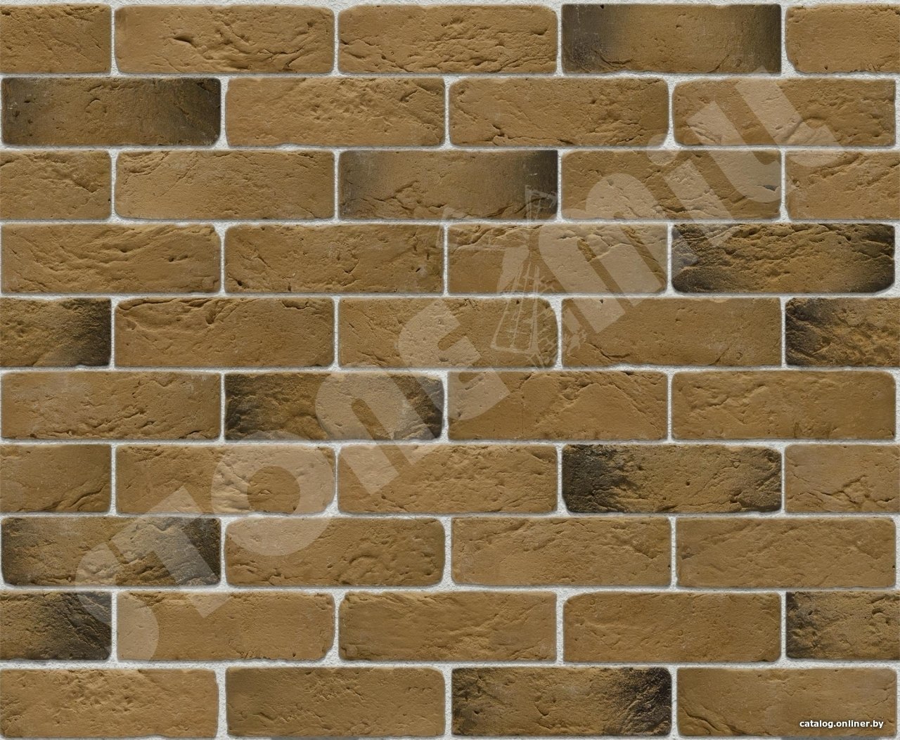 Декоративный кирпич Stone Mill Кирпич шамотный (коричневый)