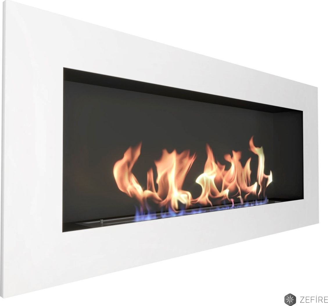 

Биокамин ZeFire Elliot 1500 с белой рамкой