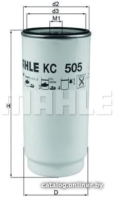 Топливный фильтр Mahle Knecht KC505D