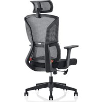 Офисное кресло SitZone U-065A (сетка/ткань, черный) в Бобруйске