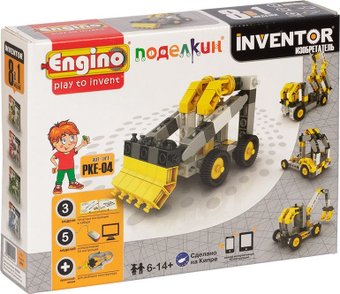 Конструктор Поделкин & Engino PKE-04 Спецтехника/8 моделей