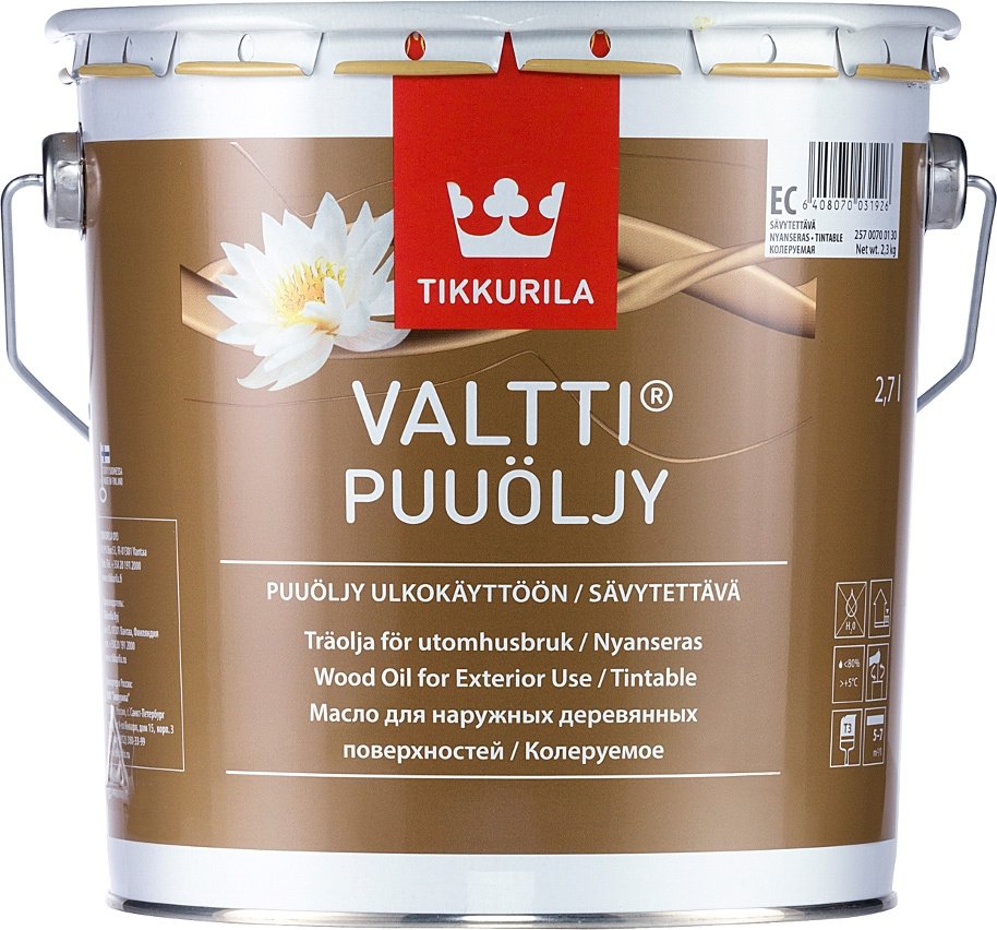 

Масло Tikkurila Valtti Puuolju 2.7 л