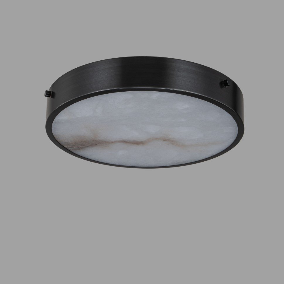 

Припотолочная люстра Belfast Devon 3395-3 BL MB (черный/камень)