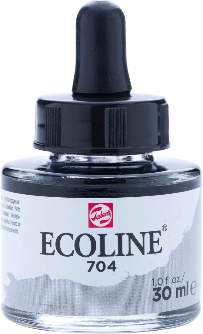 

Акварельная краска Ecoline 704 11257041 (серый)