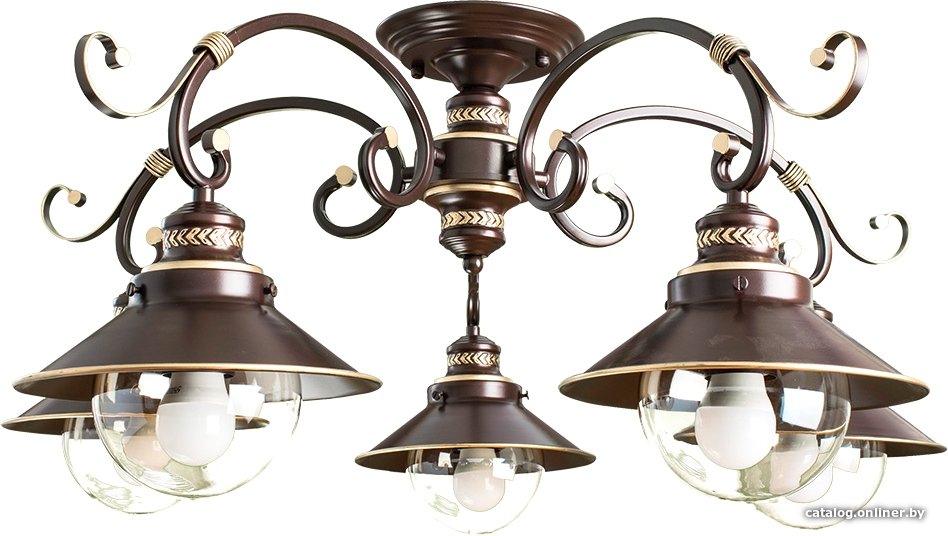 Люстра средней высоты Arte Lamp Grazioso A4577PL-5CK