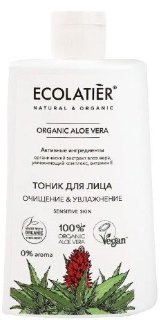 

Ecolatier Тоник для лица Green Aloe Vera Очищение и Увлажнение (250 мл)