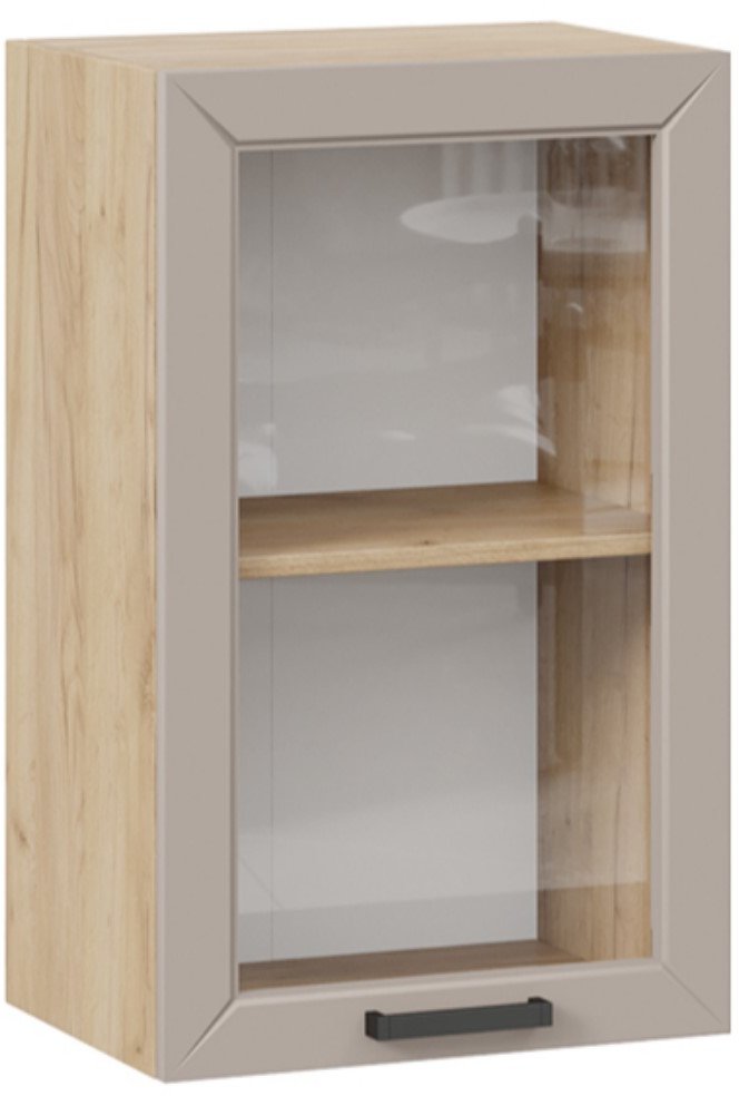 

Шкаф навесной Трия Лорас 1В45С (дуб крафт золотой/холст латте)