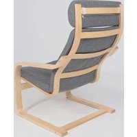 Интерьерное кресло AksHome Relax (ткань, серый QS-9)