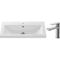 Умывальник Cersanit Como 80 S-UM-COM80/1-w + 63020