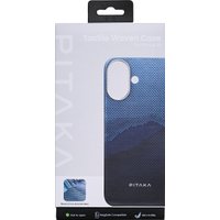 Чехол для телефона Pitaka StarPeak Tactile Woven для iPhone 16 (темно-синий)