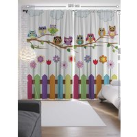 Комплект штор JoyArty Веселые совы 2.9x2.65 м (2 шт)