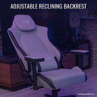 Игровое (геймерское) кресло AeroCool Crown Plus AeroWeave (серый)