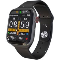 Умные часы Profit WS-GS9 (черный, с черным силиконовым ремешком)