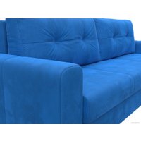 Диван Лига диванов Лига-031 121255 (велюр голубой)