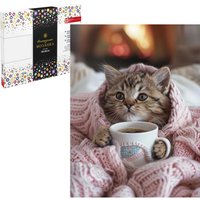 Алмазная мозаика  Феникс+ Котенок в пледе 68635