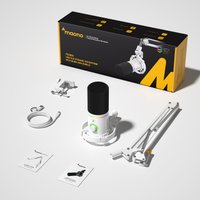 Проводной микрофон Maono PD200XS (белый)