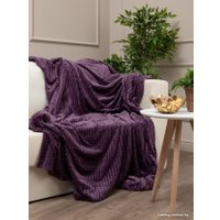 Плед Tex Republic Deco Кубики Фланель 200x220 93423 (сиреневый)