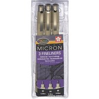 Набор линеров Sakura Pigma Micron PO(XSDK-3) 3 шт (черный)