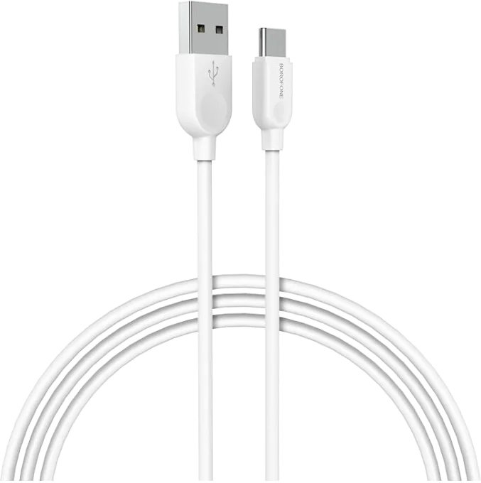 

Кабель Borofone BX14 LinkJet AM-Type-C (3 м, белый)