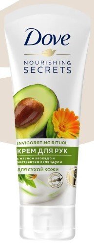 

Dove Крем для рук Масло авокадо и экстракт календулы 75 мл