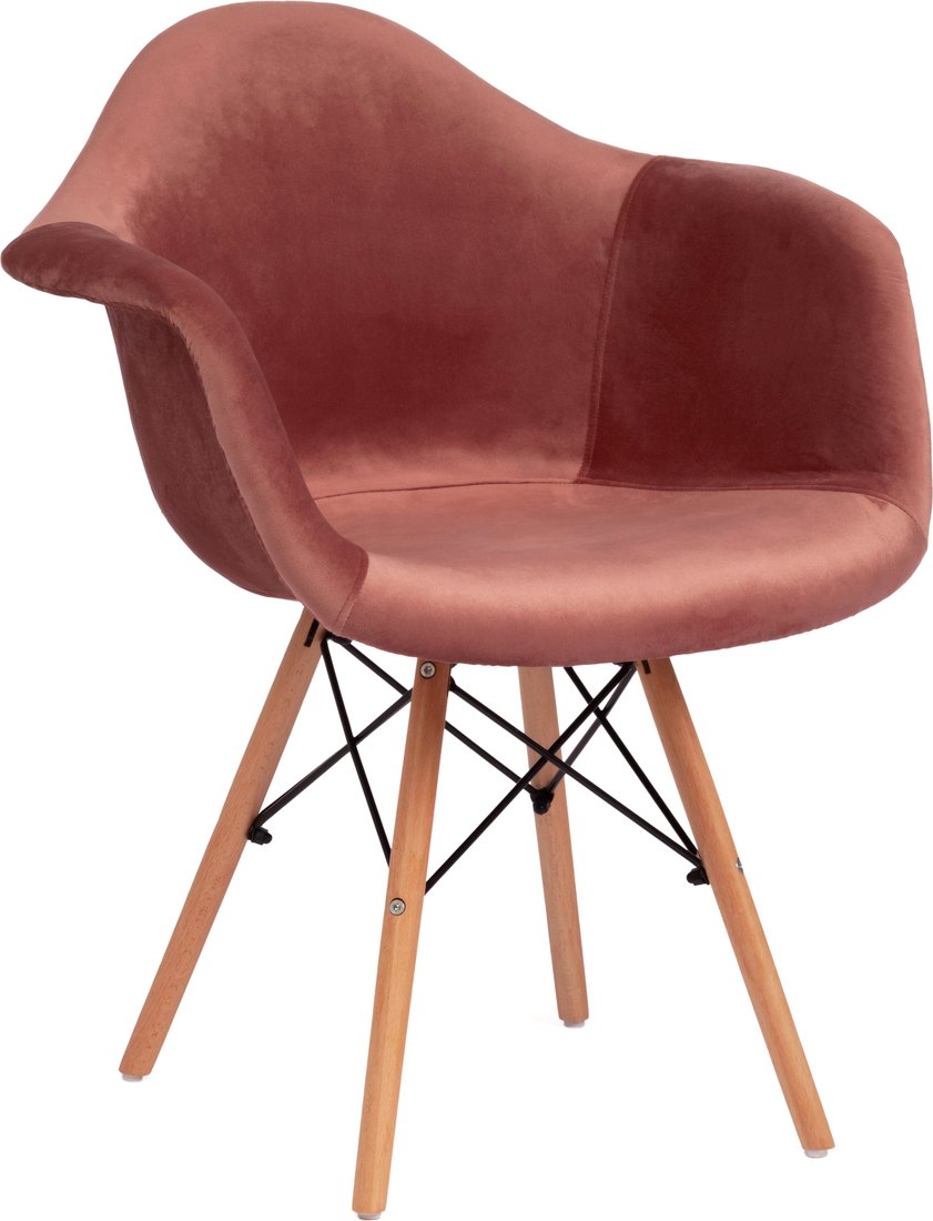 

Стул с подлокотниками Eames Cindy Soft mod. 101 (коралловый HLR 44)