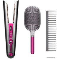 Выпрямитель Dyson Corrale с набором фирменных расчесок (черный никель/фуксия)